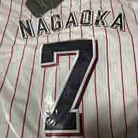 ヤクルトスワローズ長岡秀樹ユニフォーム 東京ヤクルトスワローズ 長岡秀樹ビジターユニフォーム 2022年